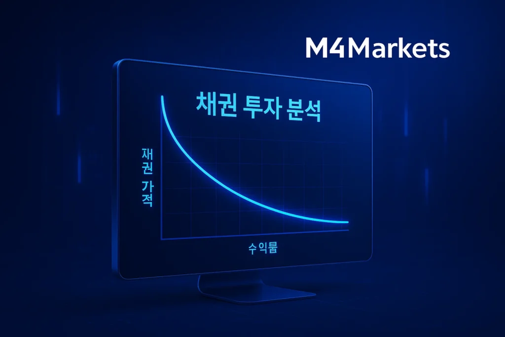 채권수익률의-정의-계산-유형-및-투자분석에-활용하는-방법을-보여주는-미래지향적이고-전문적인-금융-기술-이미지