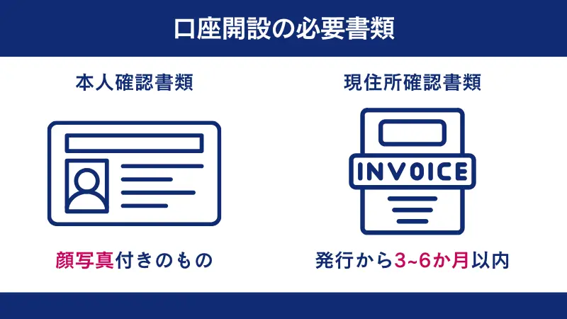 海外FXの口座開設には本人確認書類と現住所確認書類が必要